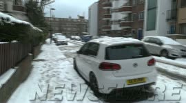 The day after London's first winter snowfall
