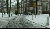 Kids playing after London's first winter snowfall