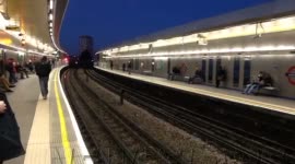 An artistic shot of Wood Lane tube station