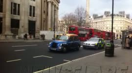 Black Cab Driver Answering Questions for the Police