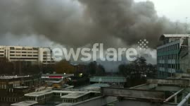 Fire Opposite BBC Television Centre