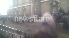 Filming of Les Miserables film in Greenwich