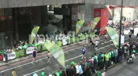 Charities out in force to support their runnners