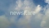 Military jets fly over London