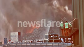 Scrubs Lane European Metal Recycling Center Fire 24th April 2012