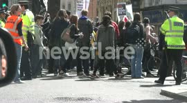 Occupy Protesters in London in a Jubilant  Mood