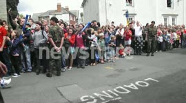 Olympic Torch Passing Through Truro Cathedral