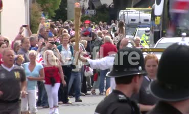 The Olympic Torch in St.Austell