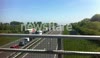 Traffic backed up on the A30