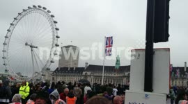 Crowds At Big Ben