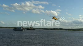 Humber Jubilee Flotilla, Air-sea Rescue helicopter & HMS Explorer