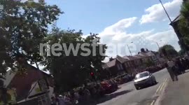 Olympic torch passing through Bridlington