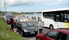 Olympic Torch Convoy In Scarborough 2012