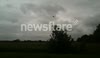 Goodyear Blimp over the Cardington Hanger skies