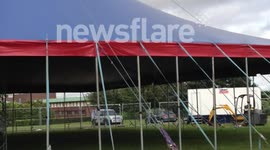 Big Top Theatre Tent Goes Up For IF: Milton Keynes International Festival