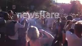 Olympic torch relay - Tooting Common