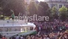 Crowds Await The Torch Arrival At Islington Town Hall