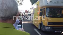 Olympic torch in White City