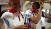 Team GB Ramadan rower Mohamed Sbihi mobbed on London Underground tube after winning bronze