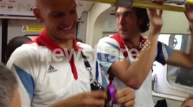 Team GB Ramadan rower Mohamed Sbihi mobbed on London Underground tube after winning bronze