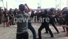 Olympic rowers greeted by fans outside Kiwi House