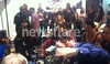 New Zealand rowing team at Kiwi House 