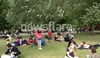 Crowds Gather At Hyde Park