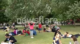Crowds Gather At Hyde Park