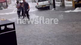 Flash flood Newcastle Cars