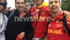 Spanish Fans In Hyde Park