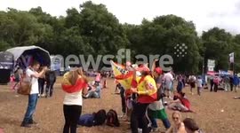 Spanish Fans At BtLondon Live