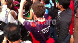 Mexican Fans Celebrating Victory In The Men's football Final