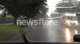 Very heavy rain in Oxford