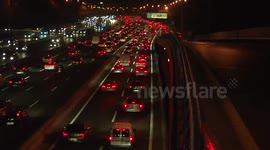 Timelapse M30 ring road, Madrid