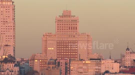 Sunset Timelapse in Madrid