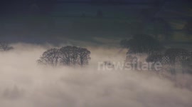 Peak District Fog 20th January 2014 time-lapse
