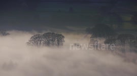 Peak District Fog 20th January 2014 time-lapse