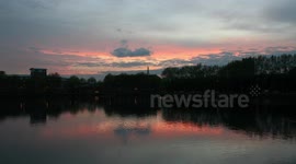 Sunset at Surrey Quays Timelapse