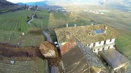 Rock fall in South Tyrol / Italy - Documentary of the damage