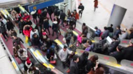 Millions of Koreans heading to the train station ahead of lunar new year holiday