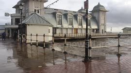 Penarth Sea Front Takes Battering