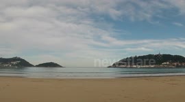 Playa de la Concha in 360 º-Playa de la Concha en 360º