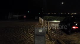 hight tides and gales it plymouth again still dont stop storm watchers