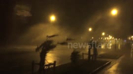 Torquay, Devon, UK storms