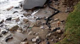 Newlyn Seafront Destruction