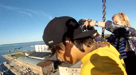 Bagjump activity center. Highest freedrop