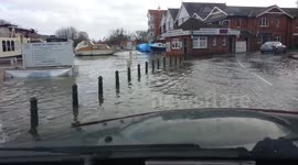 Flooding on River Thames at Henley on Thames