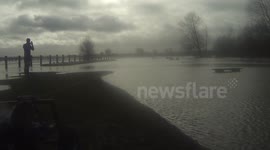 Oxford, Port Meadow - Wakeboard & Kayak - Vid 1