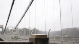 High Winds on The Clifton Suspension Bridge