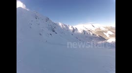 Skier rescued from Avalanche